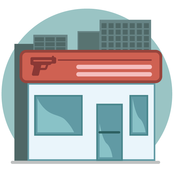 Retail store illustration